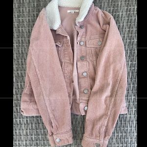 Pacsun Corduroy Jacket with fleece collar